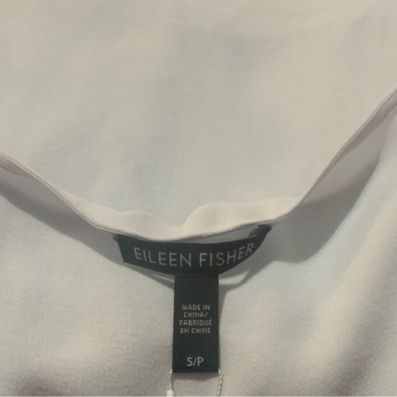 Eileen Fisher Silk Crepe Bateau Neck Tank - Picture 11 of 11